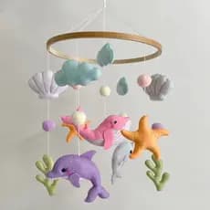 Decoração de quarto de bebe  fundo do mar encanto