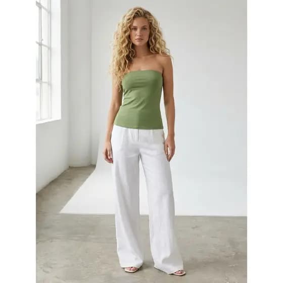Tube Top Cropped Longo Tomara que caia, Forração Dupla Cores exclusivas
