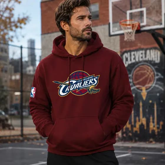 Moletom Canguru Cleveland Blusa Cavaliers Time Basquete Algodão Premium Várias Cores