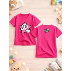 Camiseta Infantil Grupo dos Rosas Emilly Vick Casual 100% Algodão Oferta