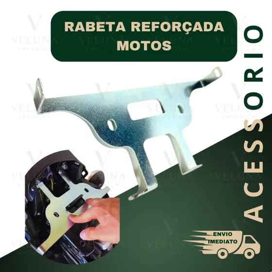 Suporte Reforço Fixador Rabeta Fan 160 Start 150 Resistente Titan 2014 A 2023 Unidade Alta Qualidade