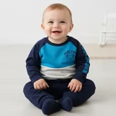 Conjunto moletinho C A R T E R S original Roupa de frio infantil menino 12 meses