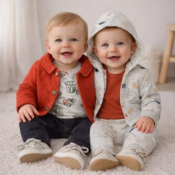 Trio colete C A R T E R S com body e calça roupa bebe menino 3 a 24 meses