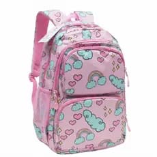 Mochila bolsa Infantil Arco íris Grande Capacidade Crianças Mochila Leve Meninas À Prova de Água