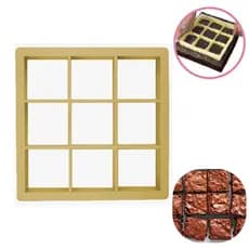 Novo Cortador De Brownie cortador Bolos 5x5 Cavidades Corte Fácil brownie