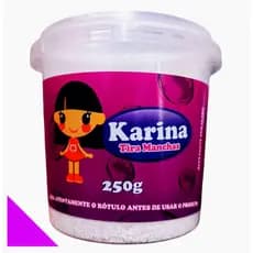Pó Mágico Karina Pote 250g Limpeza Pesada Roupas Brancas E Coloridas