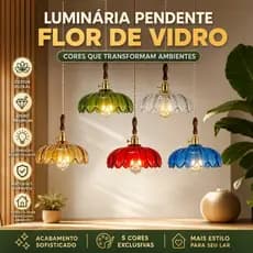 Luminária Pendente De Latão Com Vitral Nórdico, Lustre Vintage Para Sala De Jantar, Luz De Teto Quarto Japonês Suspens