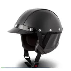 Capacete Custom Pro Tork Coquinho Solid Preto Tam. único