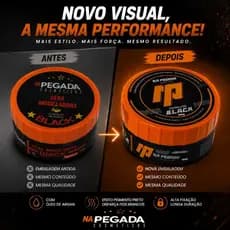 CERA MODELADORA EFEITO BLACK PASTA CAPILAR PARA MODELAR E FIXAR PENTEADOS