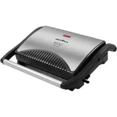 Sanduicheira e grill, Press inox, Preto, Britânia