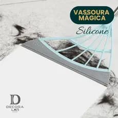 Vassoura Mágica Rodo Tira Pelo Limpa Vidro Seca Bem Silicone