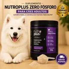 Suplemento para Cães Adultos 100g Suporte Renal, Controle de Fósforo Vitaminas e minerais de alta absorção Nutroplus