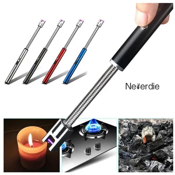 Isqueiro Acendedor Elétrico USB Recarregvel Cozinha Fogão Gas ( cores sortidas )