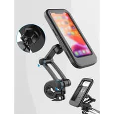 Suporte Celular Moto E Bike Impermeável Antiqueda Universal Antifurto Titanium