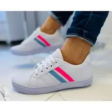 TÊNIS 2 TIRAS ADULTO FEMININO CASUAL LEVE DIA DIA
