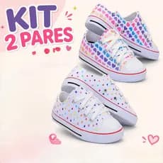 ✨ KIT 2 PARES TÊNIS INFANTIL ✨