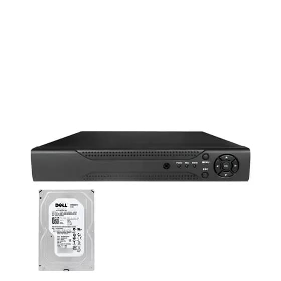 Dvr gravador 4 canais Full hd + hd 250GB