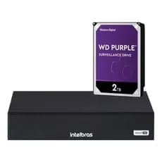 Gravador De Video Intelbras Mhdx 1108-c Com Hd 2tb Wd Purple