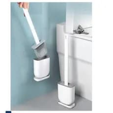 Escova Limpeza Banheiro Silicone Fixação Parede