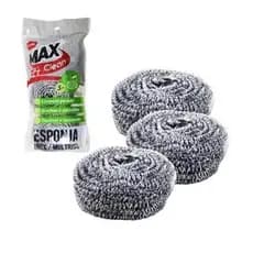 Kit 3 Esponjas de lavar louça Multiuso Dupla Face Esponja de Aço com fios de aço inox Casa Em Cozinha Multiuso