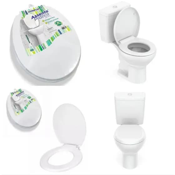 Tampa De Vaso Sanitário 2 Parafuso de Plástico Assento Vaso Sanitário decoração Para Casa e Banheiro