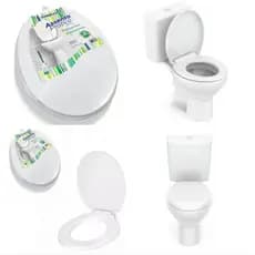 Tampa De Vaso Sanitário 2 Parafuso de Plástico Assento Vaso Sanitário decoração Para Casa e Banheiro