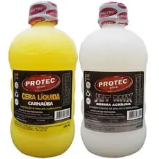 Cera Carnaúba Automotiva Liquida + Resina Acrilica Jet mix 500ml