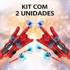 Luva homem aranha Lançadora de Teia com Cordinha – Brinquedo Infantil Aventura