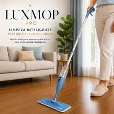 Mop Spray com Reservatório 2 em 1 Rodo Mágico Limpeza Fácil Sem Balde Refil Reutilizável