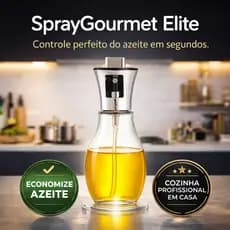 Pulverizador Spray Azeite Vidro 200ml Dispenser Óleo Vinagre Borrifador Cozinha Air Fryer
