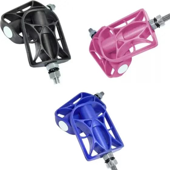 Pedal Bicicleta Aro 12 Infantil Bike Mirim Eixo Completo Cores