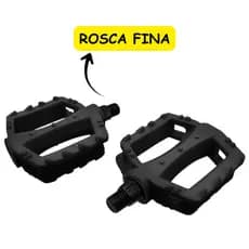 Pedal Bicicleta Infantil Aro 16 20 Preto Bike Criança Mirim Pequeno Rosca Fina Sueco