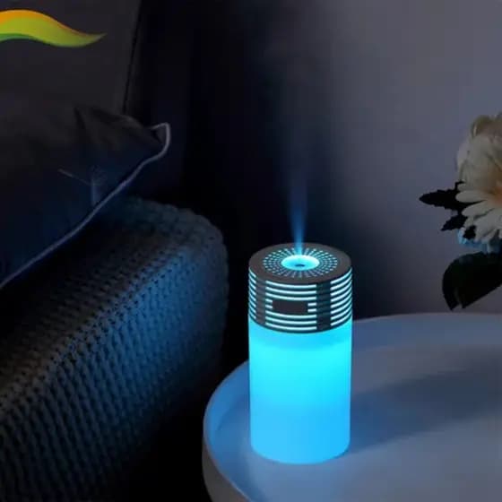 Mini Umidificador De Ar E Difusor Portátil Led Usb 300ml