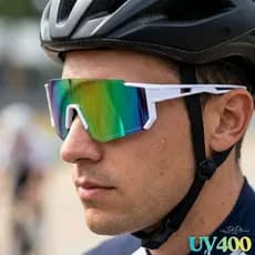 Óculos Esportivo Polarizado UV400 Ciclismo Corrida Bike Lente Espelhada Proteção Solar