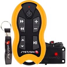 Controle Stetsom Longa Distancia Sx1 Universal Sx1 8 Funções Alcance 500m Modo Aprender Amarelo