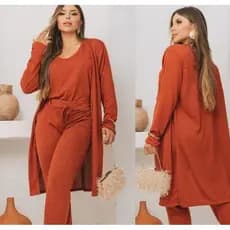conjunto lanzinha 3 peças, moda feminina moda inverno