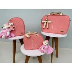 Kit Bolsa Maternidade Personalizado, Kiara Baby - Bolsas para bebê saída Maternidade