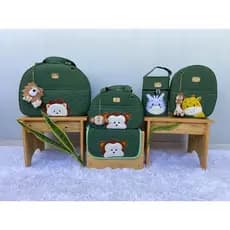 Kit Bolsa Maternidade Modelo Safari, 5 peças direto de fabrica, Fabrica Kiara baby.