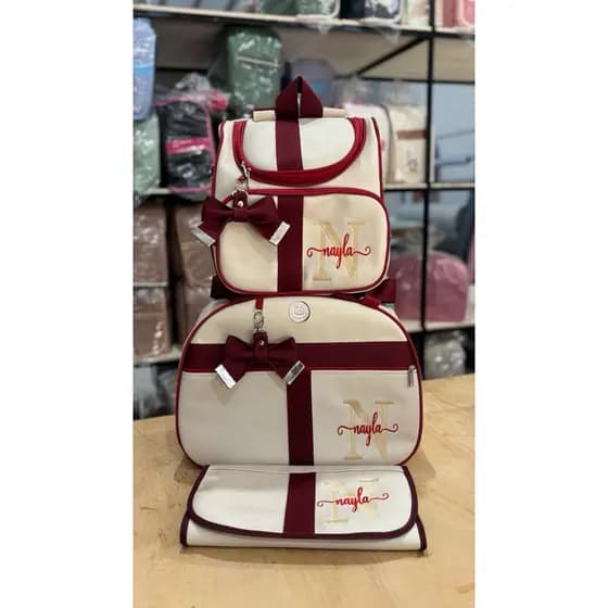 Kit Bolsa Maternidade Luxo PERSONALIZADA
