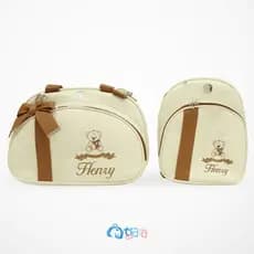 Kit Bolsa Maternidade Personalizada Mala Luxo, bolsa de bebê, conjunto maternidade | Kiara Baby