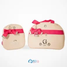 Kit Bolsa Maternidade Personalizada em acrílico, bolsa de bebê, conjunto maternidade | kiara Baby