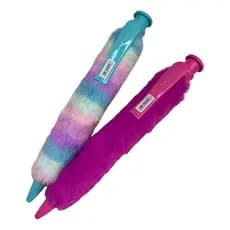 2 Caneta Esferográfica Divertida Infinity Plush 1.0mm 28cm