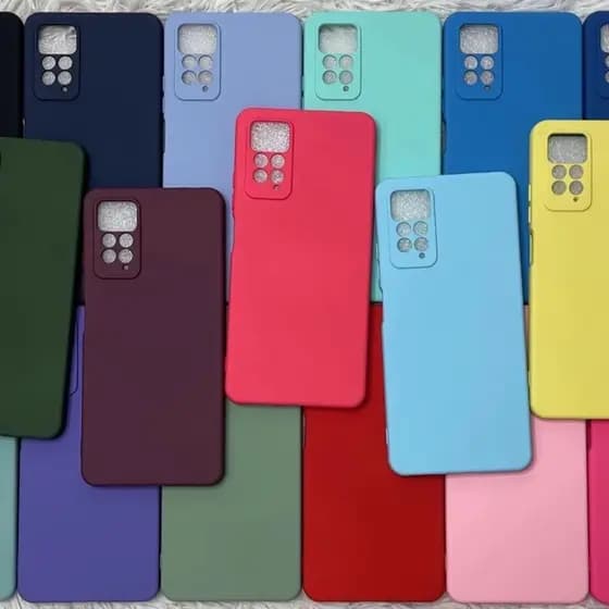 Capa Capinha Xiaomi Note 11 PRO 4G Silicone Aveludada Versão PRO