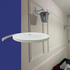 Boiserie Moldura Roda Meio de EVA Flexível Autocolante Terra 2,5CM X 8 MM