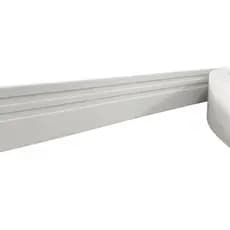 Rodapé Econômico Eva Autocolante Flexível Boracéia (2 frisos) 5cmx1cm