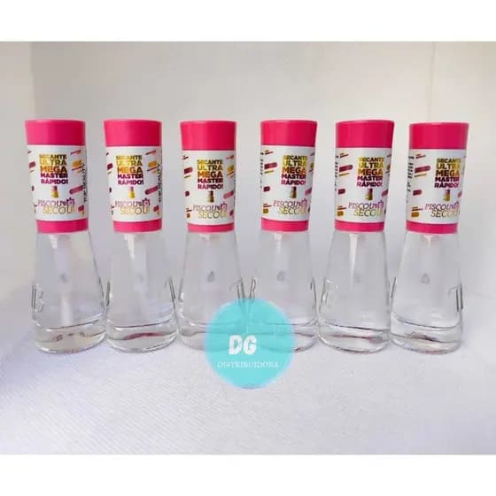 Kit com 6 Secantes com Silicone Piscou Secou Top Beauty