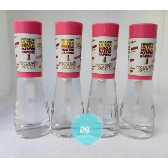 Kit com 4 Secantes Com Silicone Piscou Secou Top Beauty
