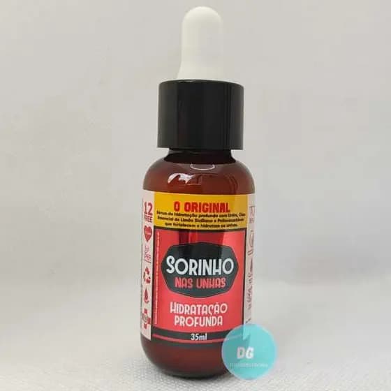 Sérum Hidratante Sorinho nas Unhas Versão Conta-Gotas 35ml Sos Unhas Top Beauty