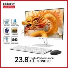Computador All In One Câmera Integrada 23.8 Intel Core I5 8gb Ssd 512gb Win10pro Com Teclado E Mouse