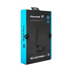 Suporte para Headset Fortrek Blackfire – Base Estável, Design Moderno, Preto